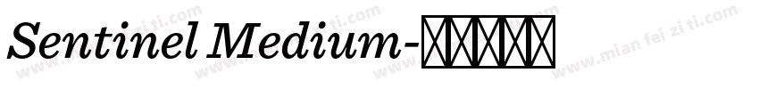 Sentinel Medium字体转换
